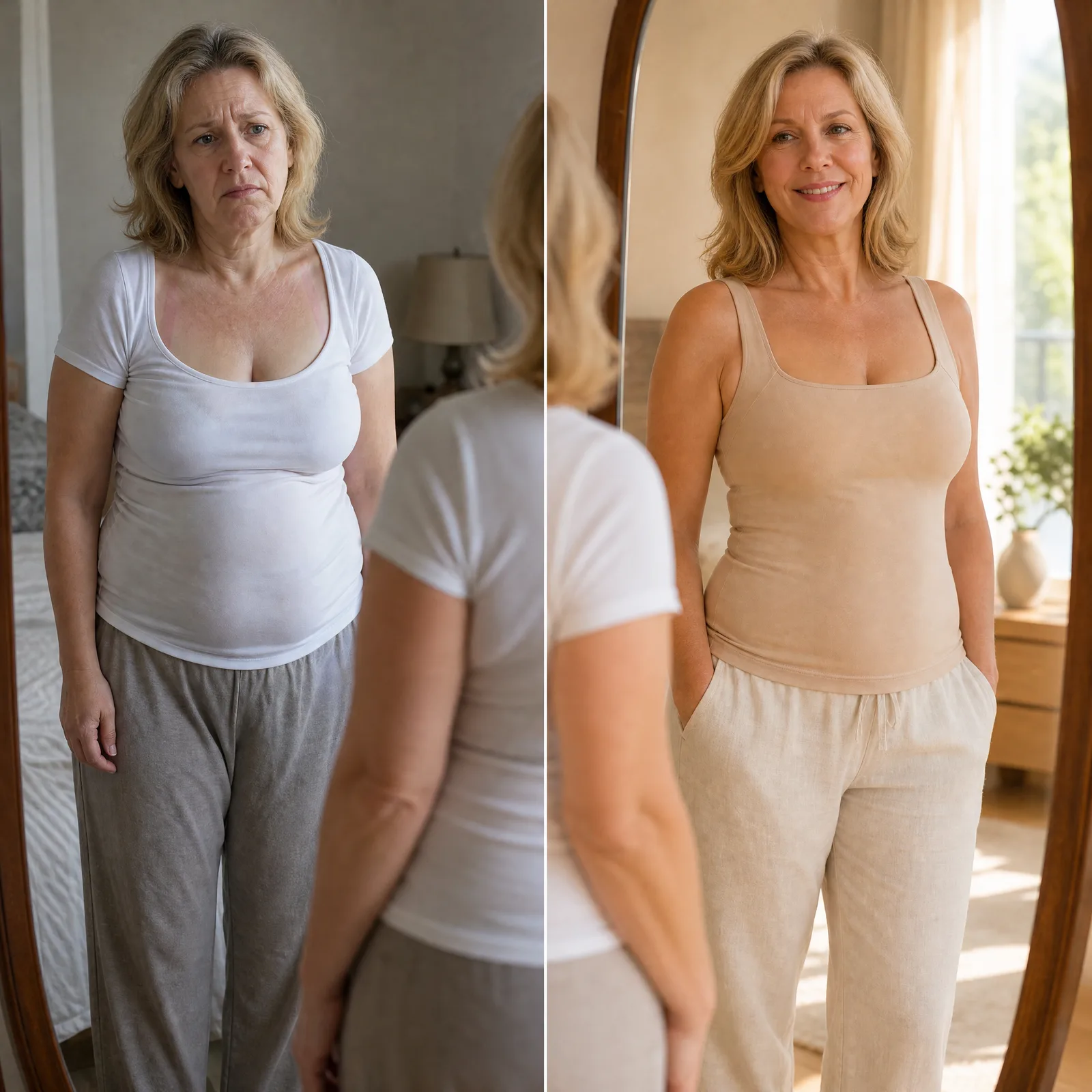 See the mirror change in 10 seconds